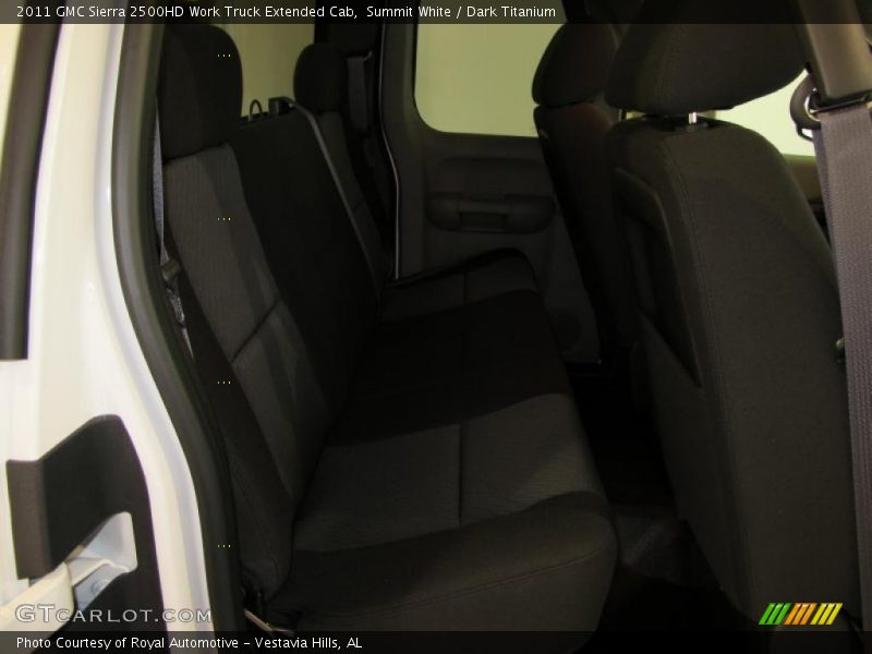 Summit White / Dark Titanium 2011 GMC Sierra 2500HD Work Truck Extended Cab