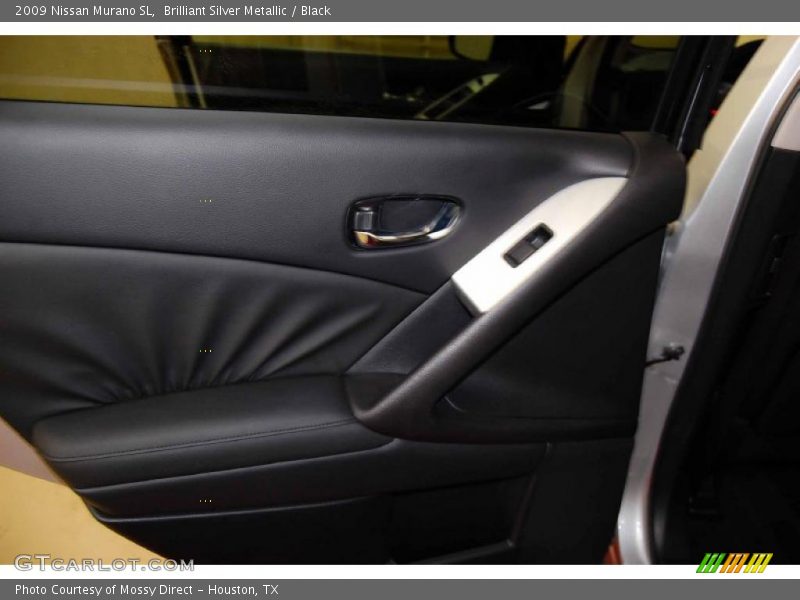 Brilliant Silver Metallic / Black 2009 Nissan Murano SL