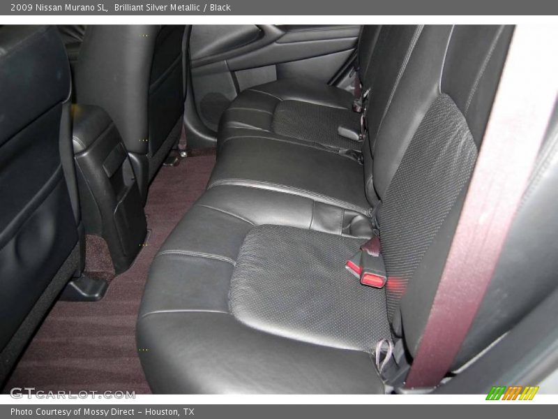 Brilliant Silver Metallic / Black 2009 Nissan Murano SL