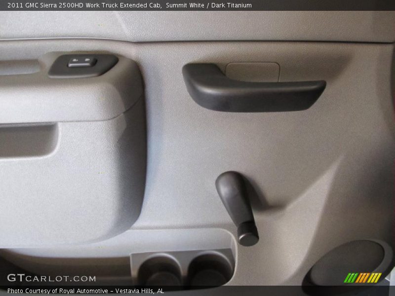 Summit White / Dark Titanium 2011 GMC Sierra 2500HD Work Truck Extended Cab