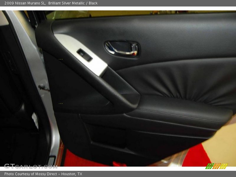 Brilliant Silver Metallic / Black 2009 Nissan Murano SL