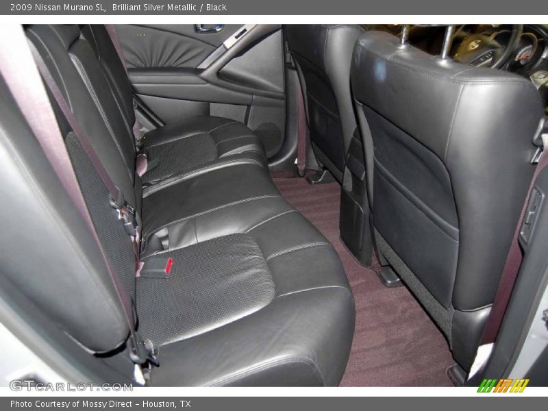 Brilliant Silver Metallic / Black 2009 Nissan Murano SL
