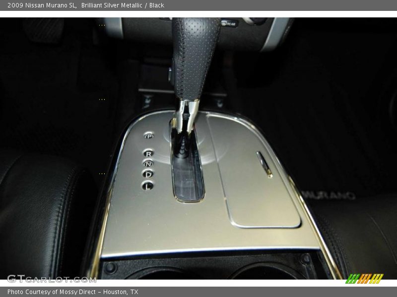 Brilliant Silver Metallic / Black 2009 Nissan Murano SL