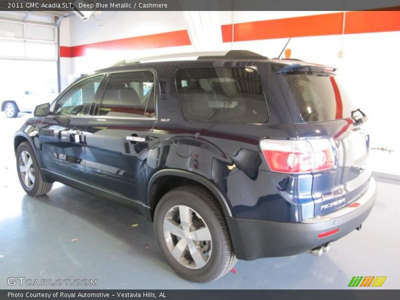 Deep Blue Metallic / Cashmere 2011 GMC Acadia SLT