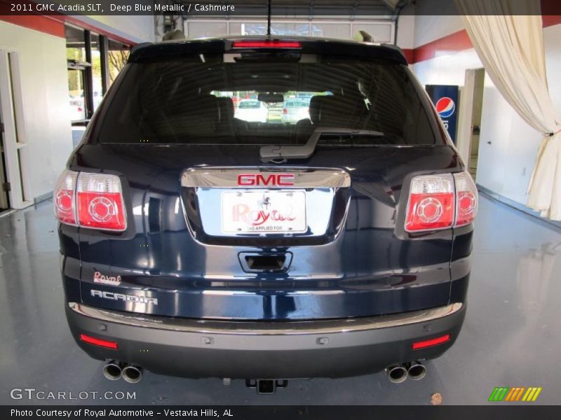 Deep Blue Metallic / Cashmere 2011 GMC Acadia SLT