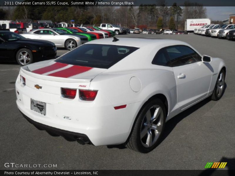  2011 Camaro SS/RS Coupe Inferno Orange/Black Interior