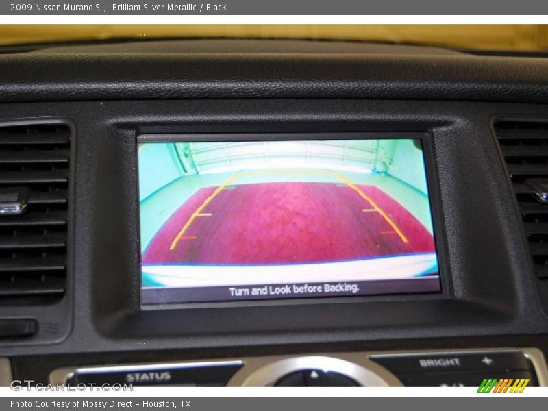Brilliant Silver Metallic / Black 2009 Nissan Murano SL