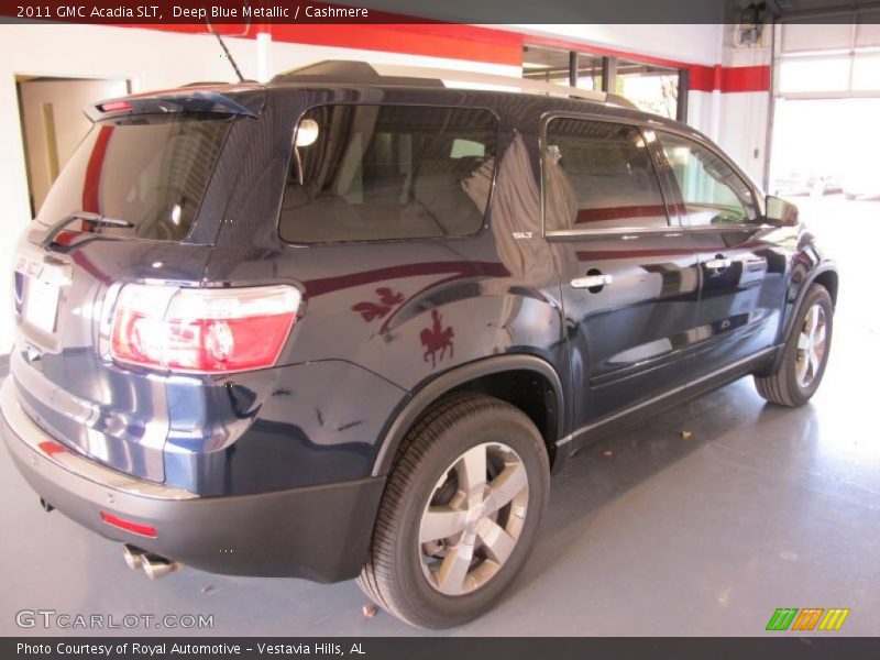 Deep Blue Metallic / Cashmere 2011 GMC Acadia SLT