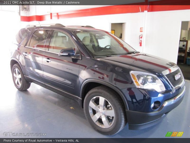 Deep Blue Metallic / Cashmere 2011 GMC Acadia SLT
