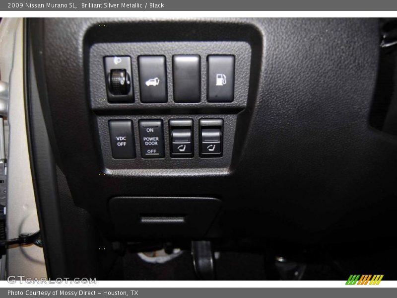 Brilliant Silver Metallic / Black 2009 Nissan Murano SL