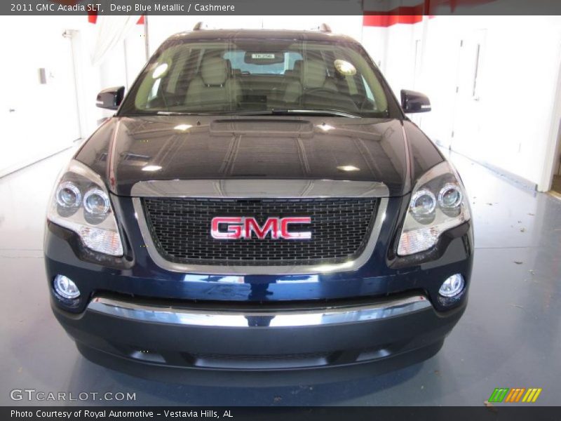 Deep Blue Metallic / Cashmere 2011 GMC Acadia SLT