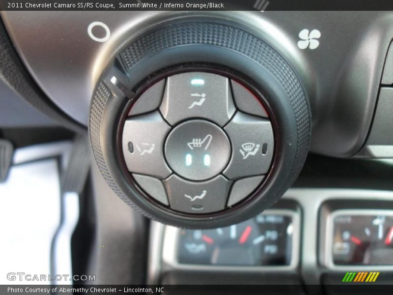 Summit White / Inferno Orange/Black 2011 Chevrolet Camaro SS/RS Coupe