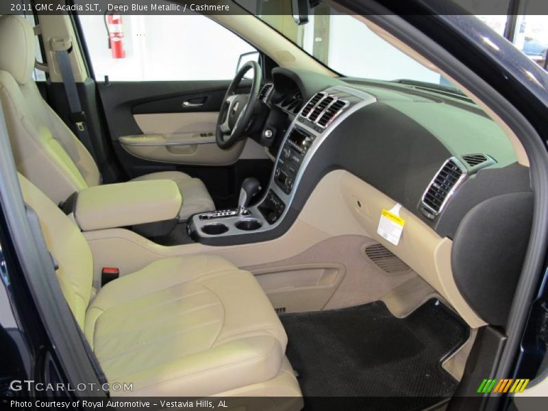 Deep Blue Metallic / Cashmere 2011 GMC Acadia SLT