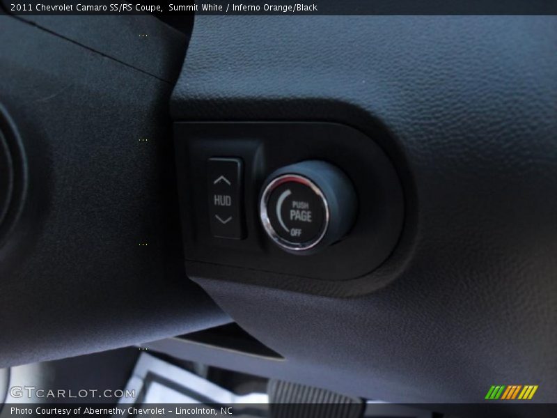 Controls of 2011 Camaro SS/RS Coupe