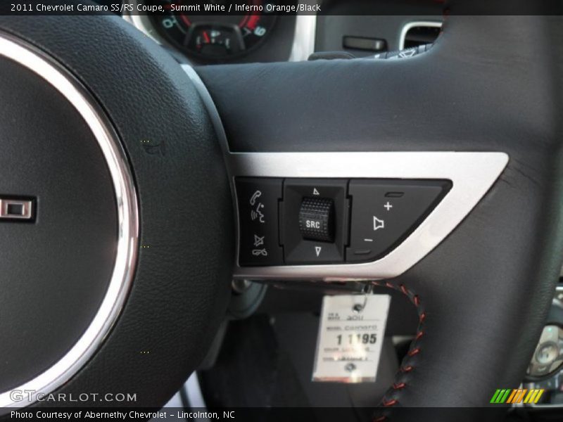 Summit White / Inferno Orange/Black 2011 Chevrolet Camaro SS/RS Coupe