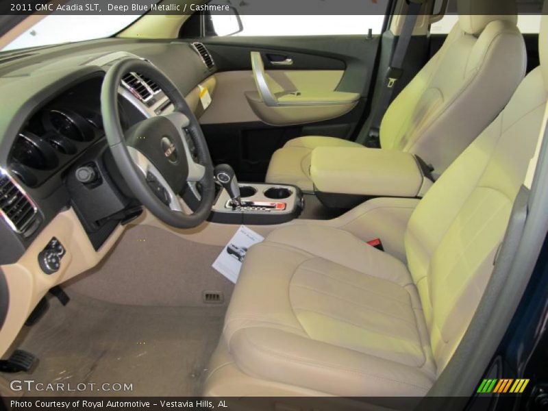 Deep Blue Metallic / Cashmere 2011 GMC Acadia SLT