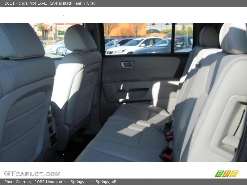 Crystal Black Pearl / Gray 2011 Honda Pilot EX-L
