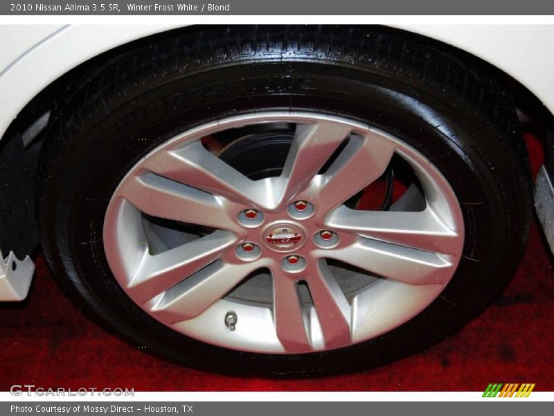 Winter Frost White / Blond 2010 Nissan Altima 3.5 SR