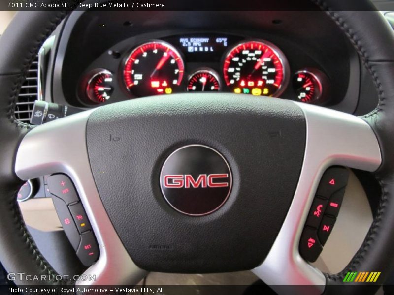 Deep Blue Metallic / Cashmere 2011 GMC Acadia SLT