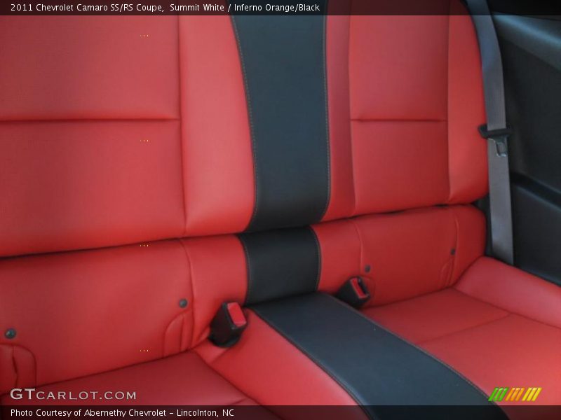 Summit White / Inferno Orange/Black 2011 Chevrolet Camaro SS/RS Coupe
