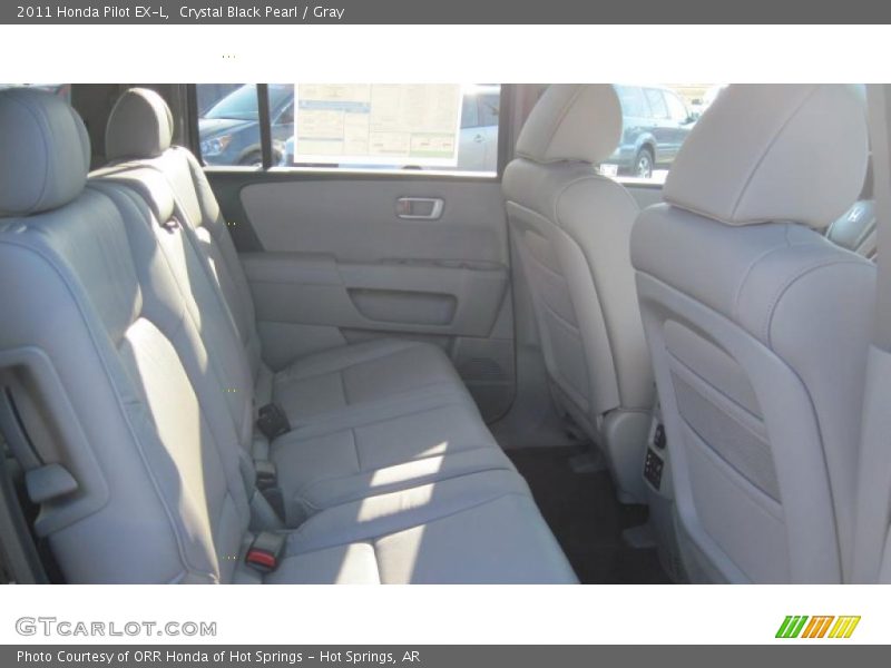 Crystal Black Pearl / Gray 2011 Honda Pilot EX-L