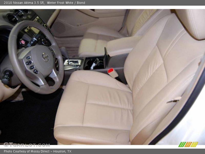Winter Frost White / Blond 2010 Nissan Altima 3.5 SR