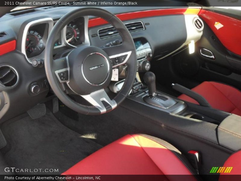  2011 Camaro SS/RS Coupe Inferno Orange/Black Interior