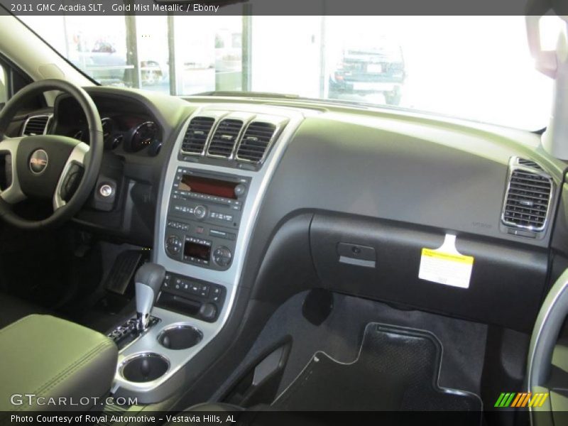 Gold Mist Metallic / Ebony 2011 GMC Acadia SLT