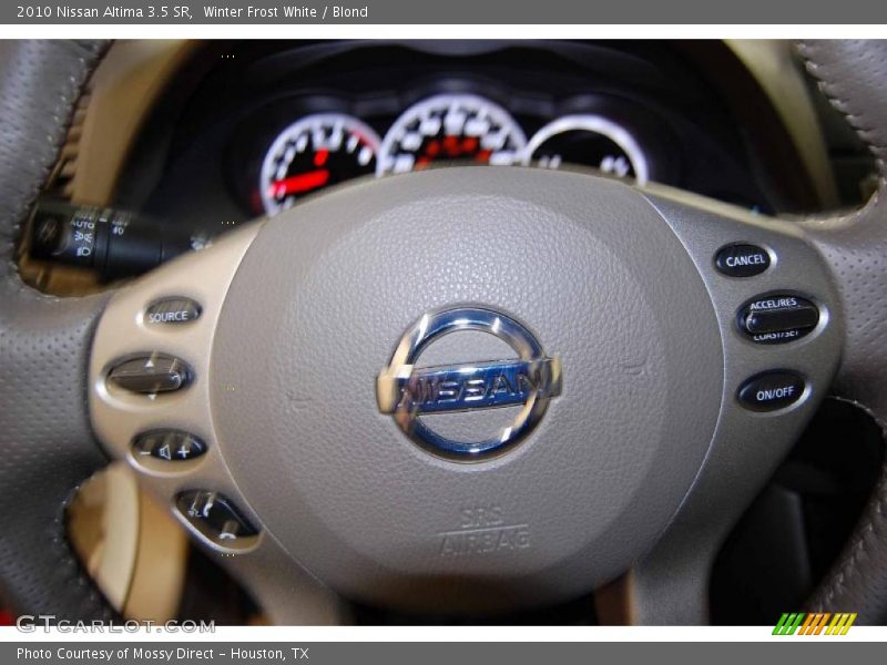 Winter Frost White / Blond 2010 Nissan Altima 3.5 SR