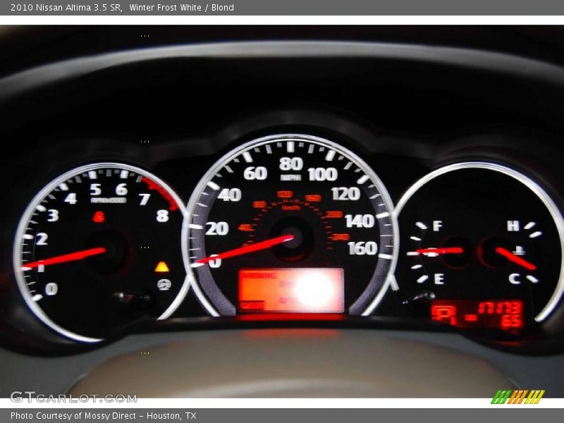Winter Frost White / Blond 2010 Nissan Altima 3.5 SR
