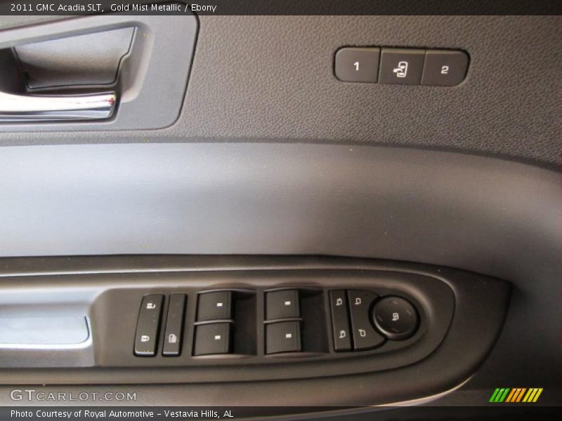 Gold Mist Metallic / Ebony 2011 GMC Acadia SLT