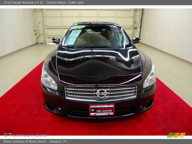 Crimson Black / Caffe Latte 2010 Nissan Maxima 3.5 SV