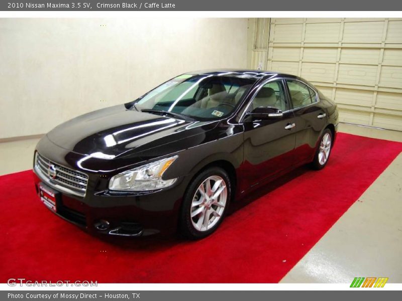 Crimson Black / Caffe Latte 2010 Nissan Maxima 3.5 SV