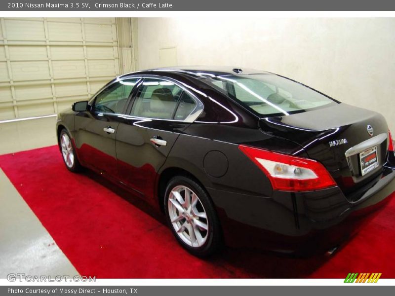 Crimson Black / Caffe Latte 2010 Nissan Maxima 3.5 SV