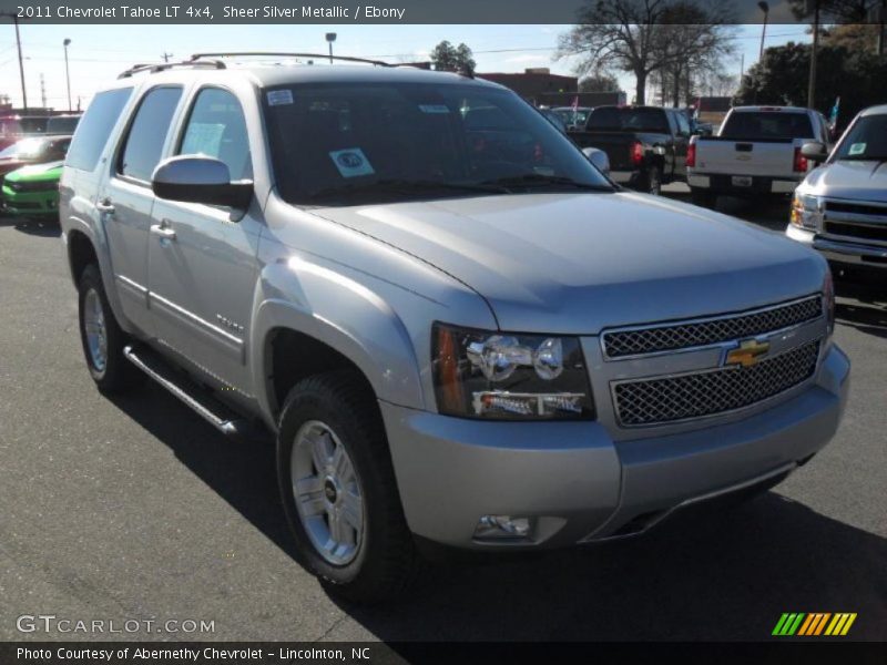 Sheer Silver Metallic / Ebony 2011 Chevrolet Tahoe LT 4x4
