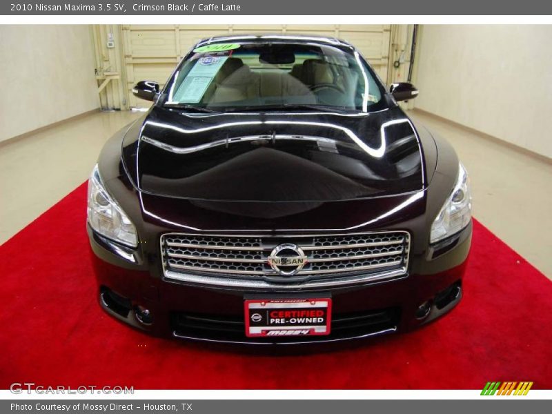Crimson Black / Caffe Latte 2010 Nissan Maxima 3.5 SV