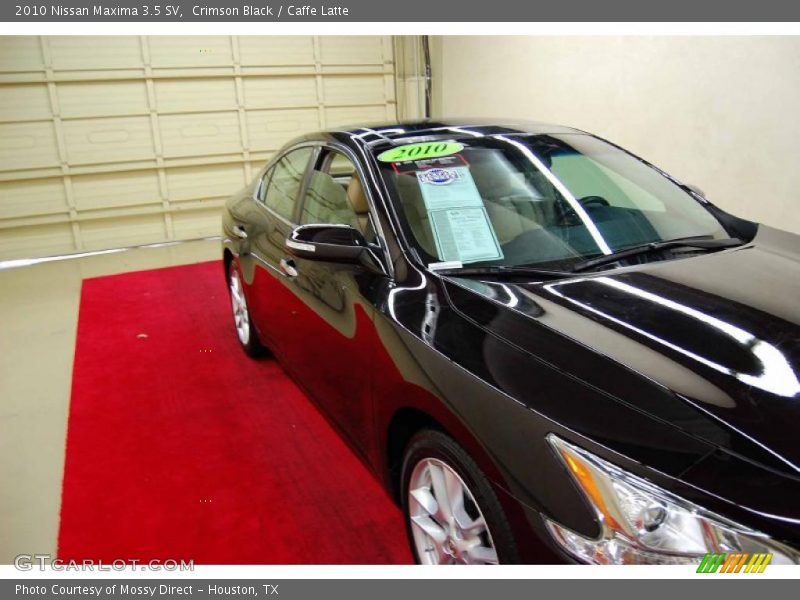 Crimson Black / Caffe Latte 2010 Nissan Maxima 3.5 SV