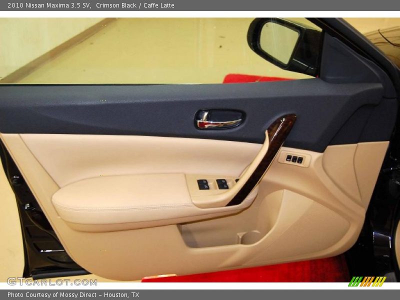 Crimson Black / Caffe Latte 2010 Nissan Maxima 3.5 SV