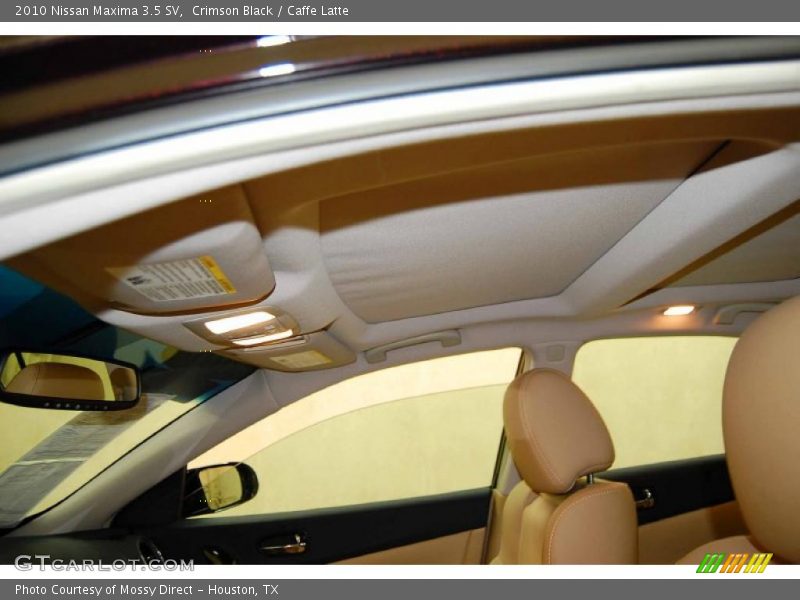 Crimson Black / Caffe Latte 2010 Nissan Maxima 3.5 SV