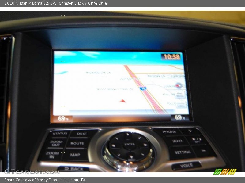 Crimson Black / Caffe Latte 2010 Nissan Maxima 3.5 SV