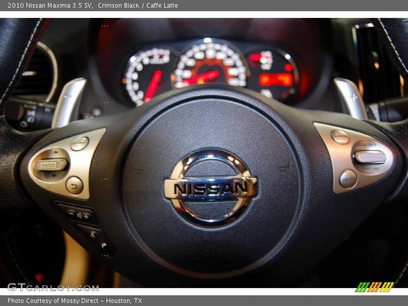 Crimson Black / Caffe Latte 2010 Nissan Maxima 3.5 SV