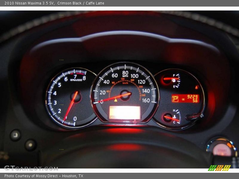 Crimson Black / Caffe Latte 2010 Nissan Maxima 3.5 SV