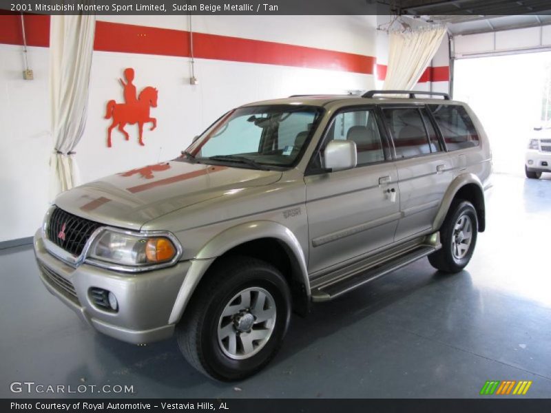 Sudan Beige Metallic / Tan 2001 Mitsubishi Montero Sport Limited