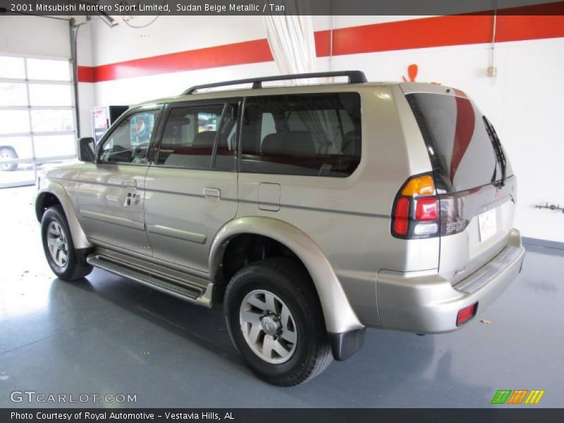 Sudan Beige Metallic / Tan 2001 Mitsubishi Montero Sport Limited