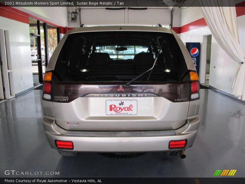 Sudan Beige Metallic / Tan 2001 Mitsubishi Montero Sport Limited