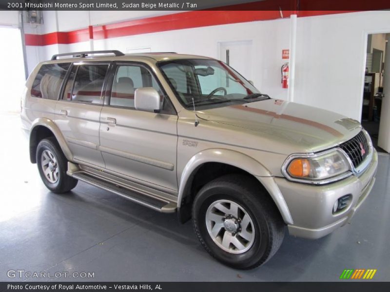 Sudan Beige Metallic / Tan 2001 Mitsubishi Montero Sport Limited