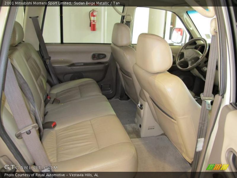  2001 Montero Sport Limited Tan Interior