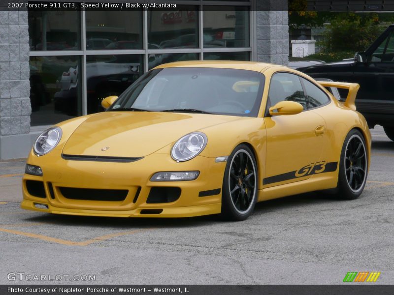 Speed Yellow / Black w/Alcantara 2007 Porsche 911 GT3