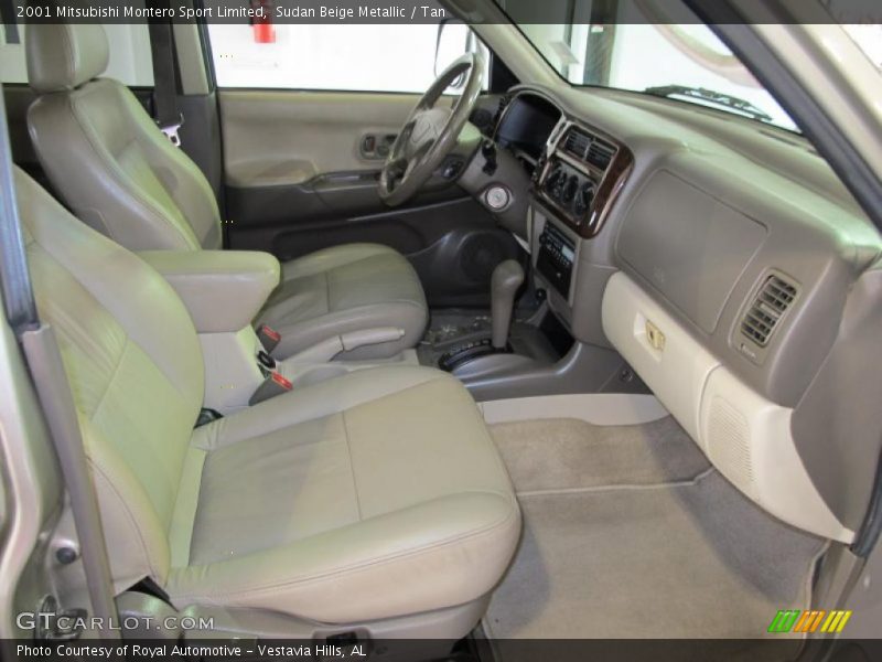  2001 Montero Sport Limited Tan Interior