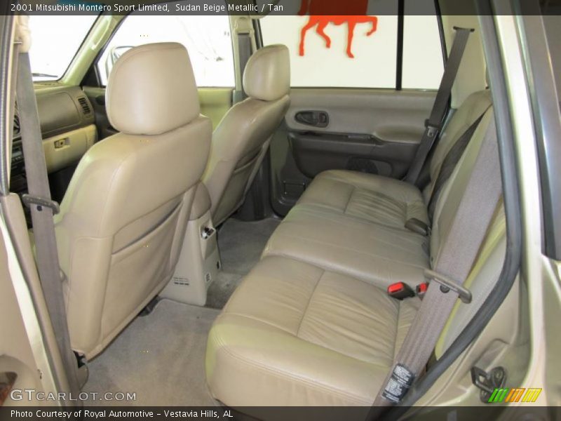  2001 Montero Sport Limited Tan Interior